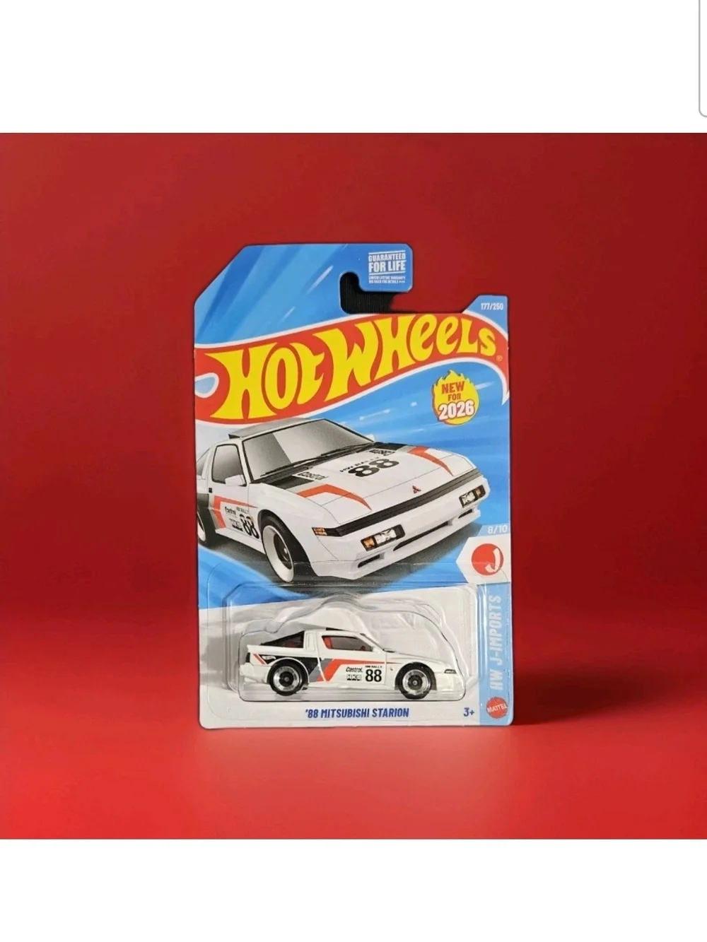 '88 Mitsubishi Starion Die-Cast Toy Car - White